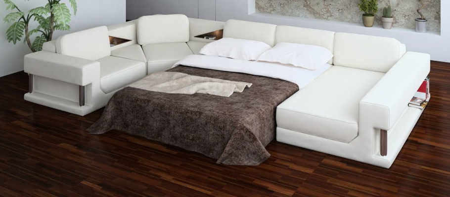 Wohnlandschaft Design Stoff Sofas Bettunktion Schlaf Couch Ecksofa U Form Sofa