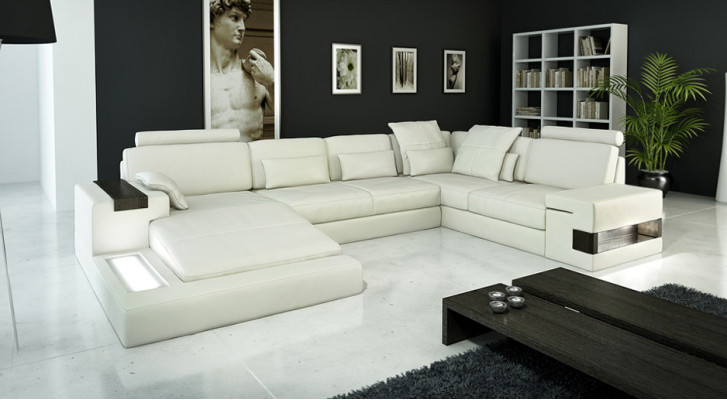 U Form Sofa Wohnlandschaft U Form Ecksofa Couch Garnitur Bellini Polster Ecksofa