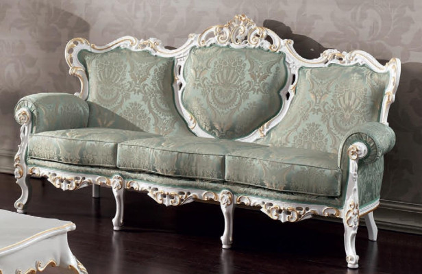 Sofagarnitur Set Couch Klassische Barock Möbel Wohnzimmer Couch 5tlg. Sofa Tisch