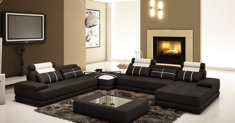 Ecksofa Sofa Couch Wohnlandschaft Ledersofa xxl Designer Sofas Wolfhagen
