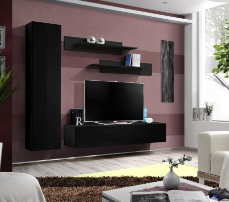 Wohnwand Komplett Designer Moderne Wohnzimmermöbel Wandschrank Neu