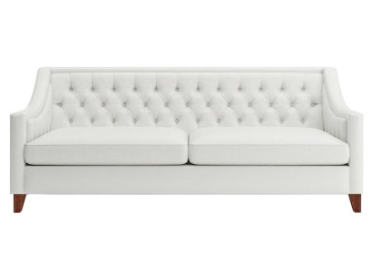 Weiß Dreisitzer Chesterfield Modern Design Couch Textil Sofa Neu Original Möbel