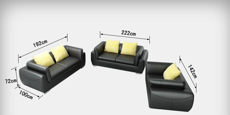 Ledersofa mit USB Wohnlandschaft 3+2+1 Sitzer Garnitur Design Modern Sofa Couch