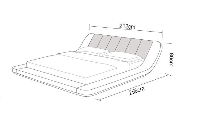 Leder Bett Design Polster Betten Luxus Doppel Modernes Ehe 140/160/180 cm