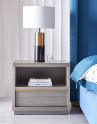 Schlafzimmer Luxus Bett Möbel 2x Nachttisch Set Betten dubai hotel möbel