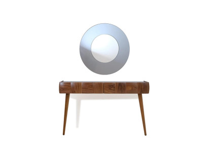 Konsolentisch mit Spiegel Modern Wohnzimmer Luxus Möbel Set Konsole