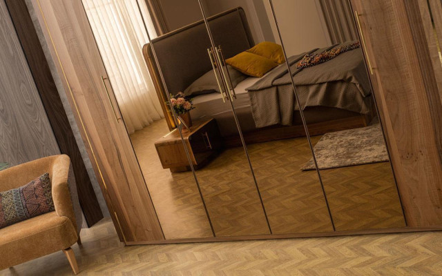 Kleiderschrank Schränke Schrank Design Holz Schlafzimmer Modern Möbel Neu