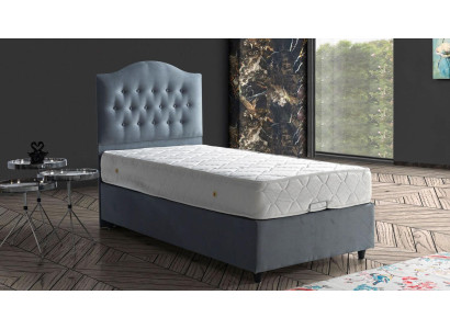 Bett Design Luxus Chesterfield Polster Schlafzimmer Möbel Modern 90x190 Luxus