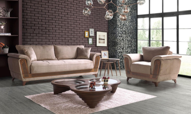 Sofagarnitur 3+1 Sitzer Sessel Garnitur Modern Relax Sessel Möbel Neu Luxus Neu