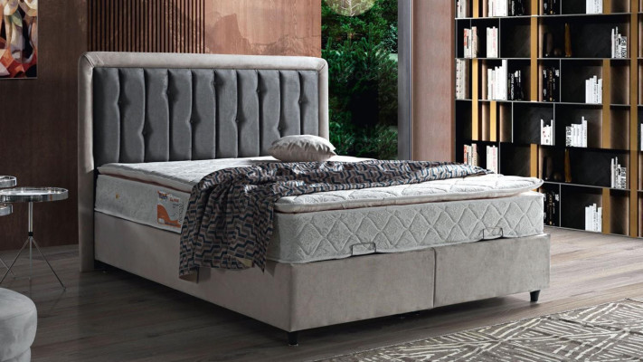 Bett Design Doppelbett Luxus Betten Polster Schlafzimmer Möbel 180x200
