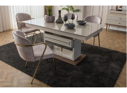 Esszimmertisch Esstisch Tische Modern Esszimmer Designer Neu Beige