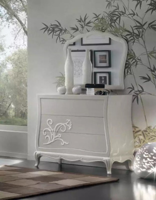 Luxus Schlafzimmer Set 5tlg. Bett 2x Nachttische Kommode Designer Möbel
