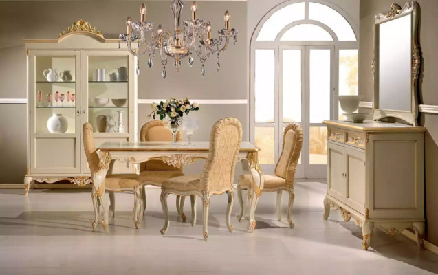 Luxus Sideboard Spiegel 2tlg Kommoden Wohnzimmer Design Möbel Beige