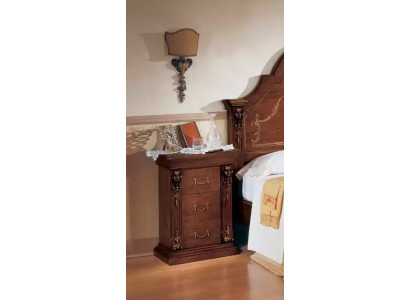 Luxuriöse Design Nachttisch Beistelltische Schlafzimmer Holz Luxus Konsolen