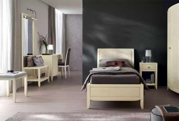 Luxus Schlafzimmer Set Nachttisch Bett 2tlg.Komplett Set Design Einrichtung Neu