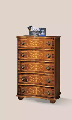 Klassische Designer Holz Kommode Wohnzimmer Möbel Schubladen Konsole