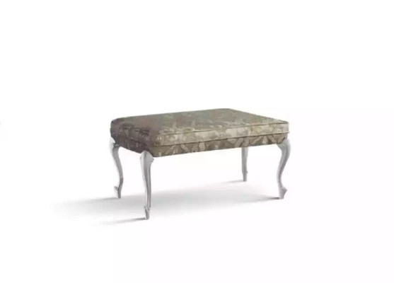 Design Hocker Bank Luxus Pouf Möbel Polsterhocker Sitzhocker Grau Neu