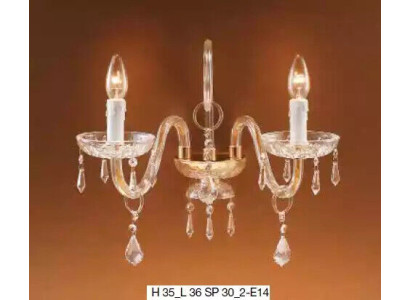 Klassische Wandleuchte Luxus Kronleuchter Kristall Lampe Lüster Stil