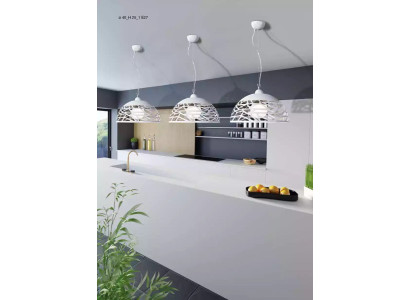 Weiße Kronleuchter Decken Hängelüster Beleuchtung Lampe Esszimmer