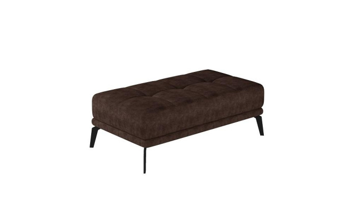Lounge Fußhocker Hocker xxl Club Ottomane Pufa Leder Textil Ottoman Designer Neu