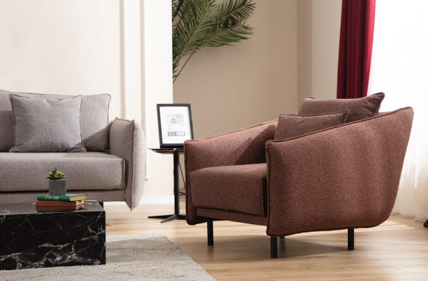 Dreisitzer Couch Sofa Möbel Einrichtung Couchen Sofas Polster grau Neu