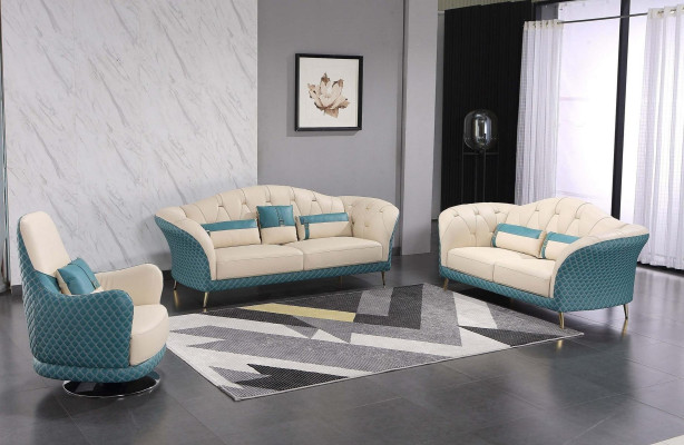 Dreisitzer Italienische Stil Möbel Sofa 3 Sitzer Modernes Sofa Ledersofa Couch
