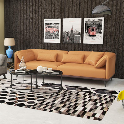 Sofagarnitur 3+2+1 Ledersofa Couch Wohnlandschaft Garnitur Design Modernes Sofa