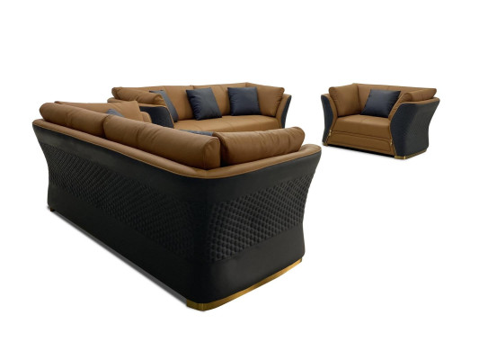 Sofa Dreisitzer Couch Polster Design Sitz Sofas Deko Zimmer Möbel Moderne