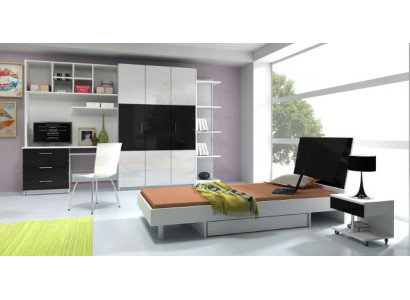 Jugendzimmer 7 tgl Komplettes Schlafzimmer Kinder Bett Schrank Schreibtisch RAJ3