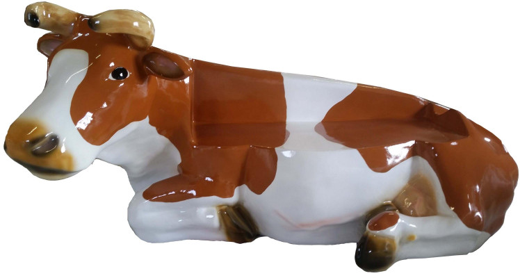 Designer Abstrakte Moderne Figur Rind Kühe Kuh Deko Garten Skulpturen Tiere Neu