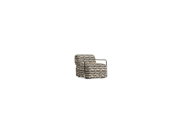 Sessel Möbel Wohnzimmer Luxus Polstersessel Relax Club Design 98x74x71
