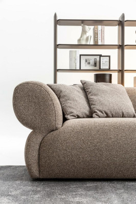 Italienische Möbel big Sofa Couch 6 Sitzer Italienische xxl Couchen Sofas Textil