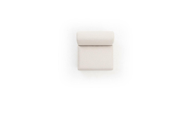 Sofa L-Form Beige Polstersofa Wohnzimmer Möbel Textil Modern Stil