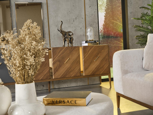 Garnitur Essgruppe Esszimmer Esstisch Luxus Stühle Essecke 6tlg Braun