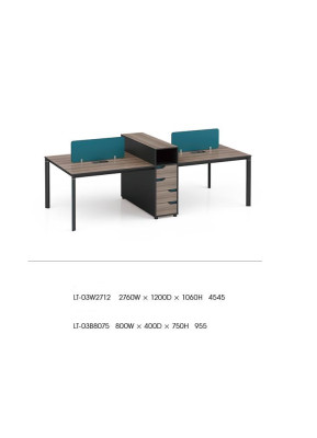 Schreibtisch workstation tisch 4 arbeitsplätze counter holz tische büro