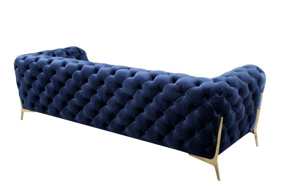 Sofa Couch Polster XXL Big Garnitur Chesterfield Textil 3+2+2 designer Couchen