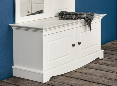 Schuhschrank Landhaus Garderoben Schrank Diele Möbel Holz Holzschrank Schuhe Neu
