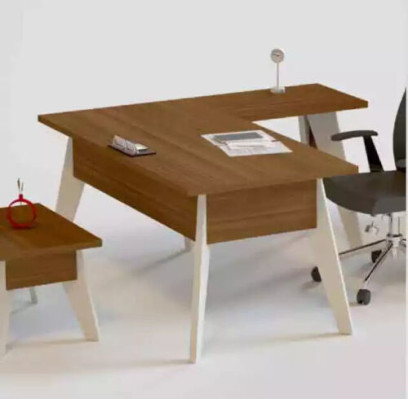 Eckschreibtisch Tisch Aktenschrank Couchtisch Schrank Möbel Büro 3tlg.
