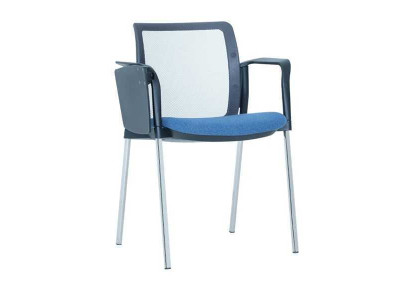Moderne gepolsterte Sessel Design stilvolle blaue Sessel Bürostuhl Stuhl neu