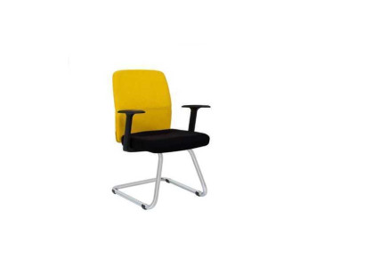 Modern Luxus Polster Stühle Gelb Designer Möbel Textil Lehnstuhl neu