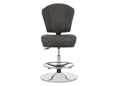 Stilvoll Barhocker Stuhl Designer Metall Esszimmerstuhl Hocker Bar Grau Neu