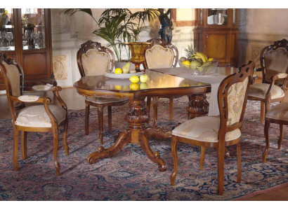Set 6x Stühle Luxus Polster Design Stuhl Stühle Sitz Lehn Büro Esszimmer