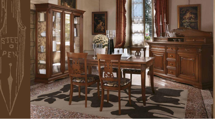 Esstisch Esstische Tische Tisch Design Klassischer Holz Barock Rokoko Italien