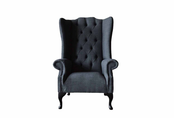 Sessel Einsitzer Chesterfield Couch Möbel Luxus Möbel Ohrensessel Neu