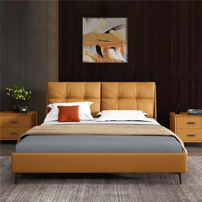 Betten Textil Leder Hotel Luxus Polster Samt Stoff Designer Bett Schlafzimmer