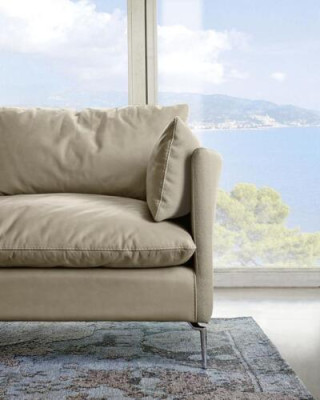Ecksofa L form Leder Luxus Design Sofa Polster Couch Couchen Möbel neu
