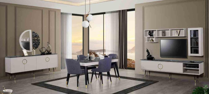 Sideboard Kommoden Möbel rtv Wohnzimmer Schrank Regal Kommode tv Ständer Holz