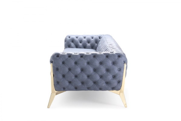Zwei Sitzer 2 Sitz Chesterfield Couch Polster Sitz Sofa Couchen Design Italien