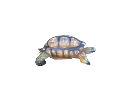 Dekoration Figur Wohnzimmer Moderne Statue Schildkröte Garten bemalt 110 cm Deko