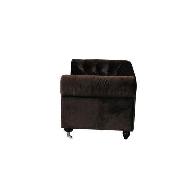jvmoebel ® - Leder Sofa Couch  Royal Braun Polster Zweisitzer Couch Garnitur Neu